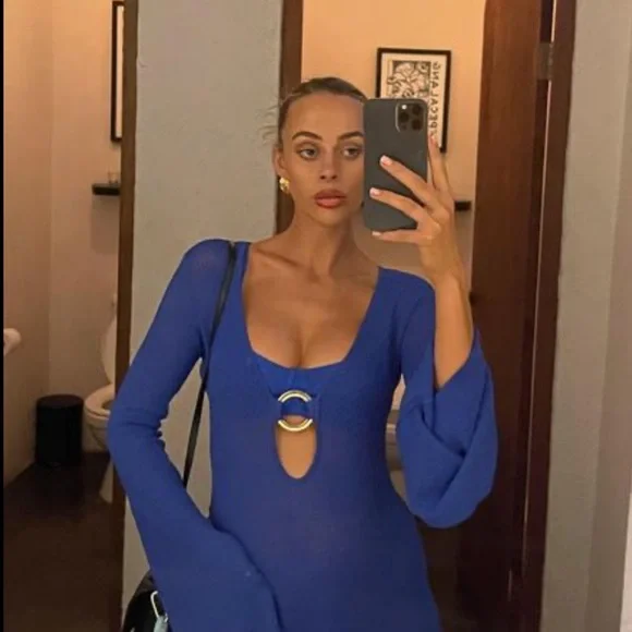 NWT RARE - Monday Swimwear - MONTEGO MINI DRESS - COBALT / Blue - Large - Picture 3 of 6